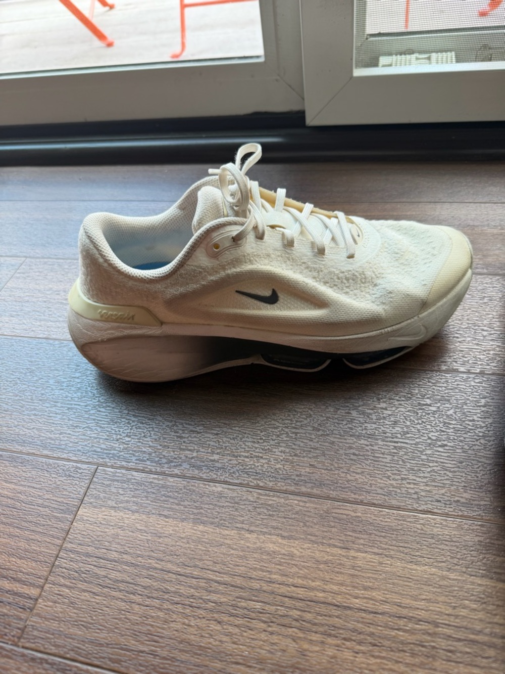 Nike Cream and Black athletic sneakers - Picture 3 of 8